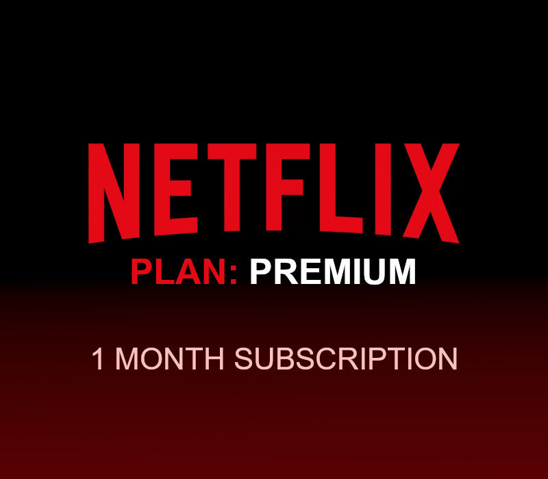 Netflix Premium 1 Month – Digital Subscription