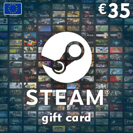 Steam Gift Card 35€ – Digital Code (Europe)