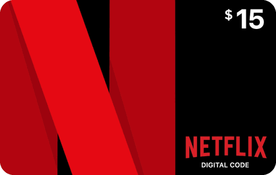 Netflix eGift Card $15 – Digital Code