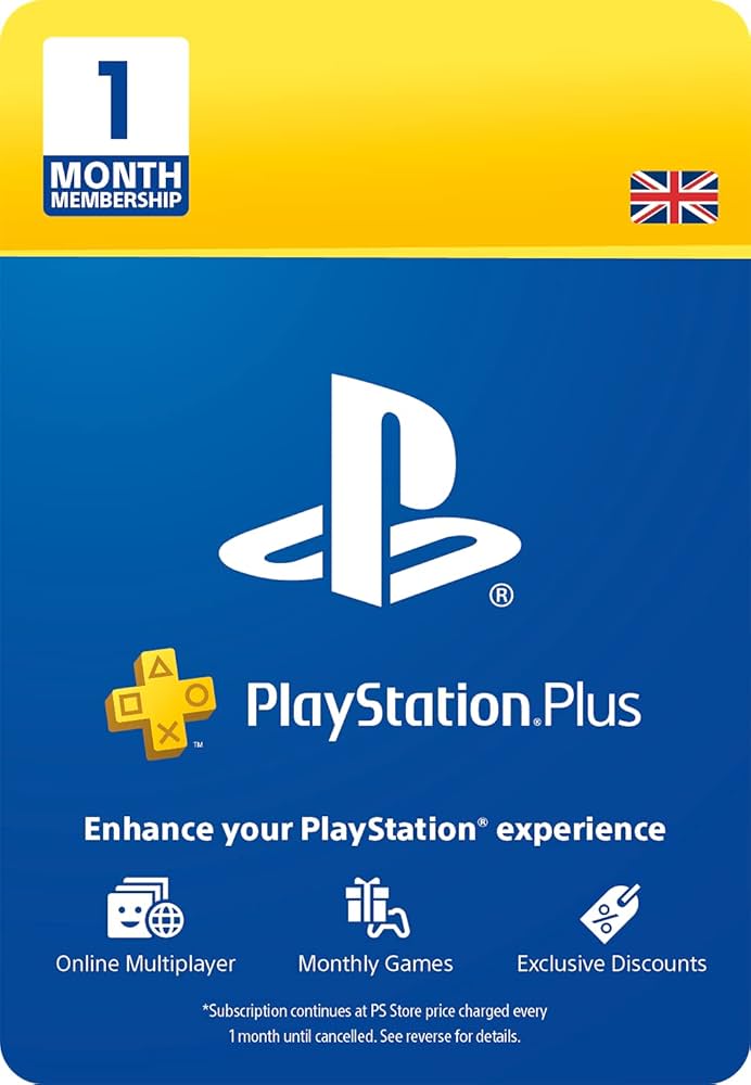 PlayStation Plus โ 1 Month Membership (UK)- Digital Code