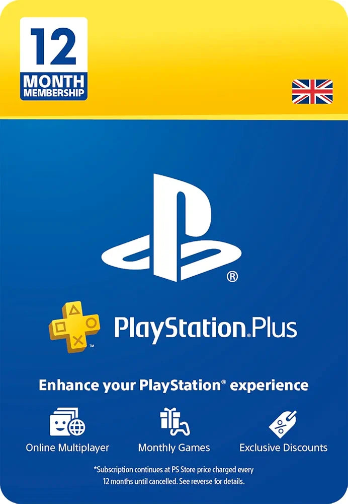 PlayStation Plus โ 12 Months Membership (UK)- Digital Code