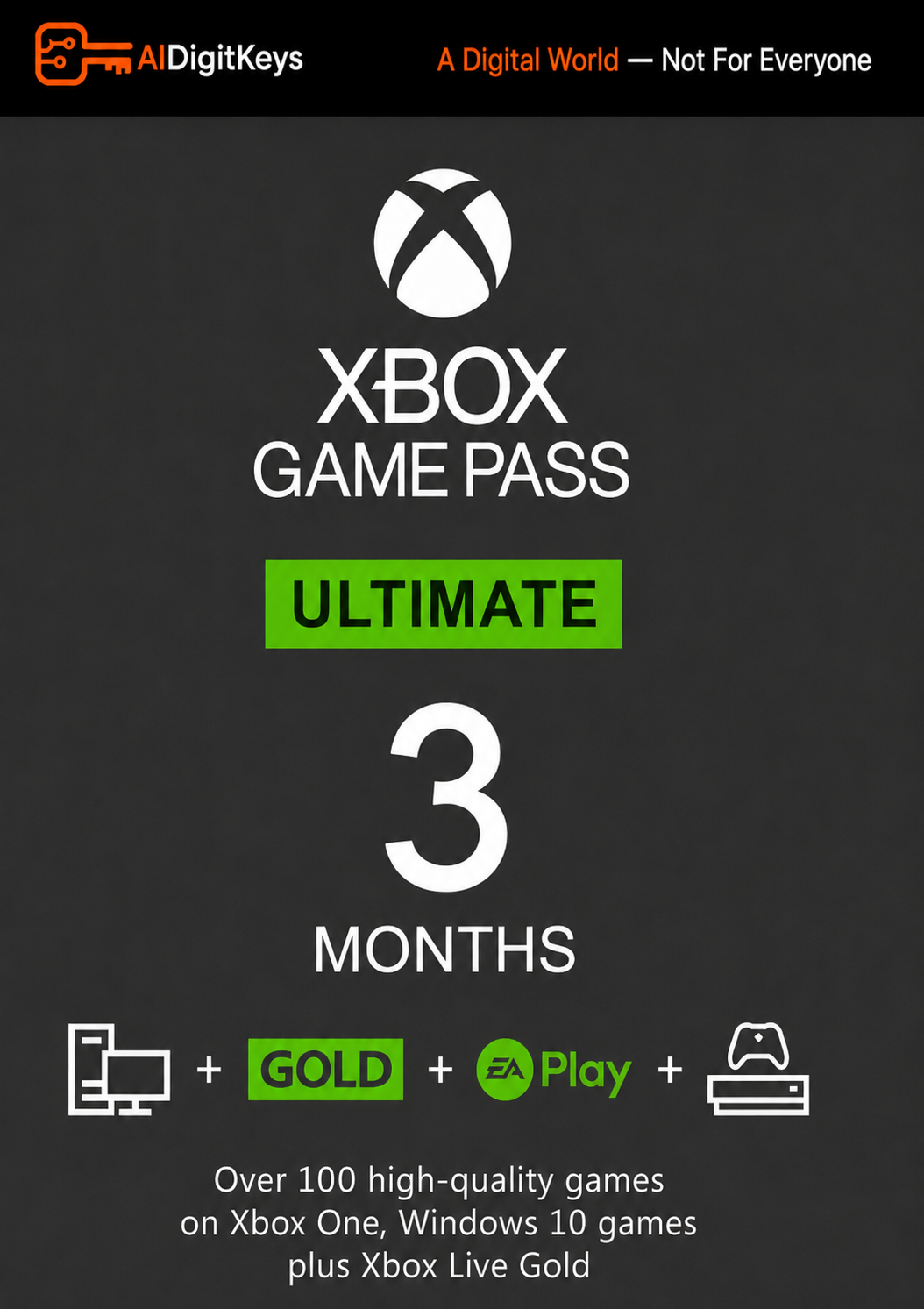 Xbox Game Pass Ultimate 3 months EU digital code instant delivery