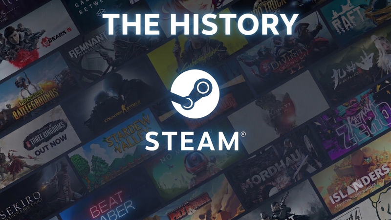The history of Steam desktop application showing the world's largest PC gaming platform by Valve