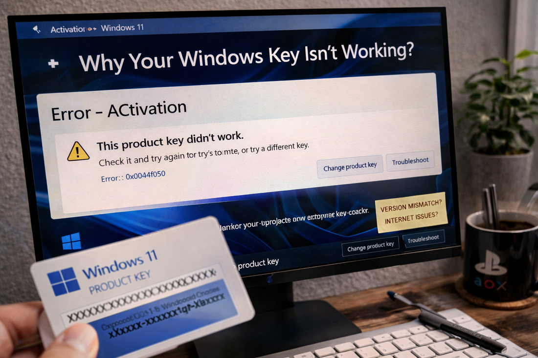 windows key not working fix guide activation error solution windows 11 key problem