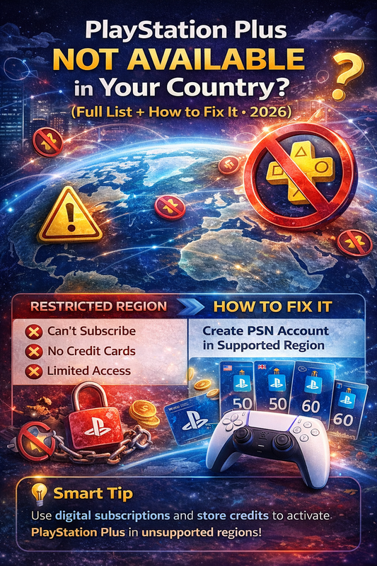 playstation plus not available countries fix psn region guide 2026 unsupported region solution