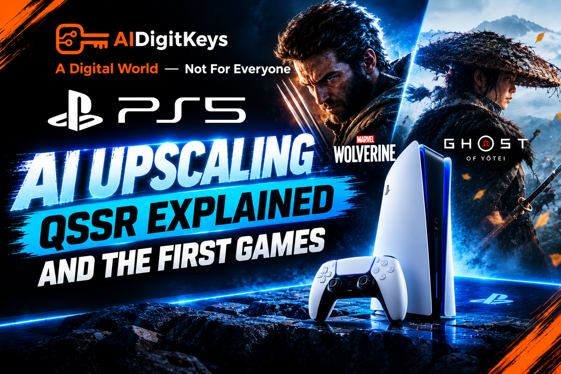 PS5 AI upscaling QSSR explained with Marvel's Wolverine and Ghost of Yōtei