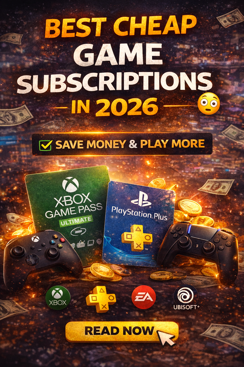 cheap gaming subscriptions 2026 xbox game pass vs playstation plus best value gaming services save money