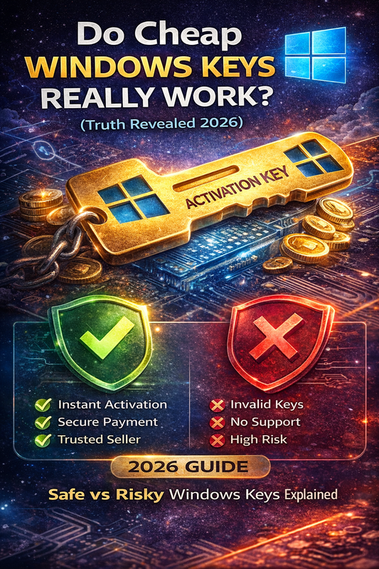 do cheap windows keys really work 2026 safe vs risky windows activation keys explained