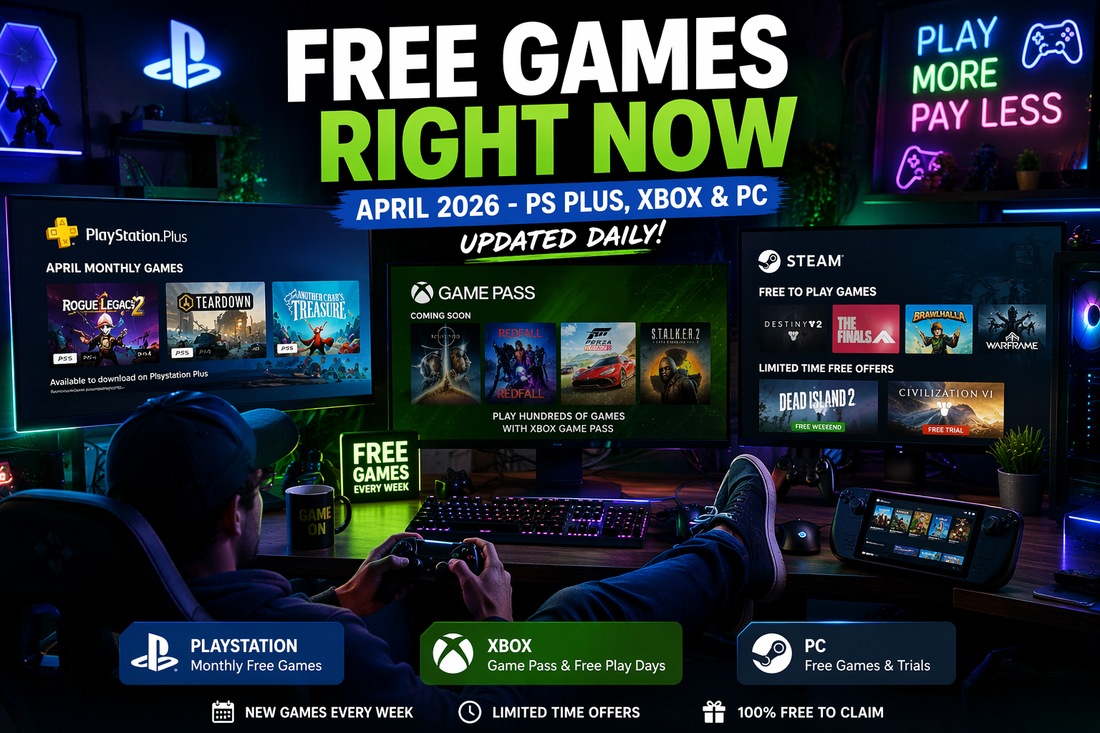free games april 2026 ps plus xbox game pass pc free games list updated daily