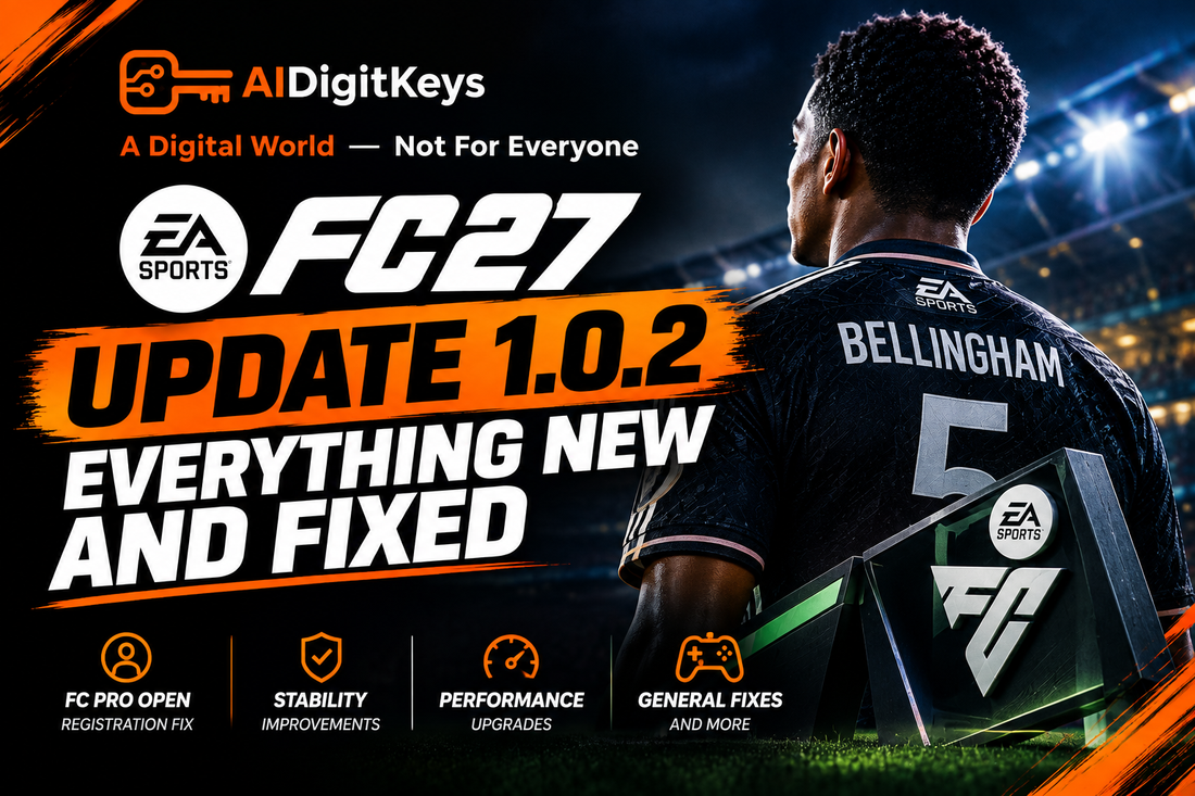EA FC 27 Update 1.0.2 latest patch showing new fixes and improvements