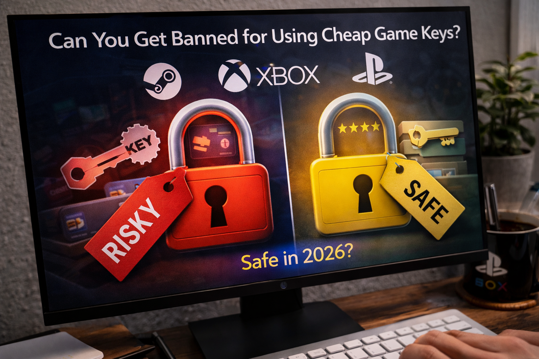 can you get banned for cheap game keys safety guide steam xbox playstation key risks