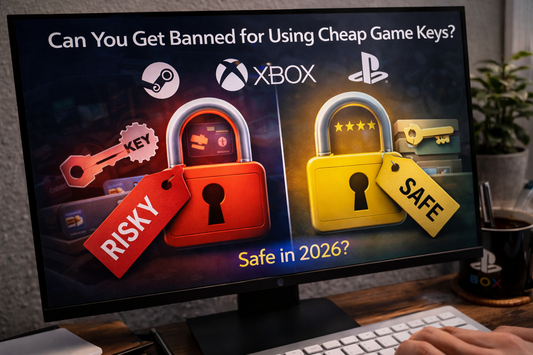 can you get banned for cheap game keys safety guide steam xbox playstation key risks