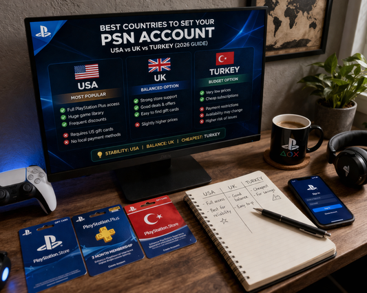 best psn country usa vs uk vs turkey playstation network region guide 2026