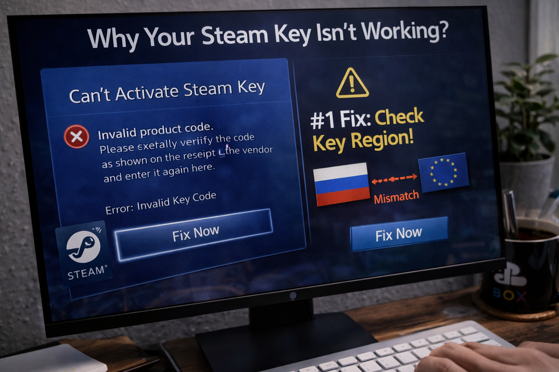 steam key not working fix guide invalid code error region problem steam activation