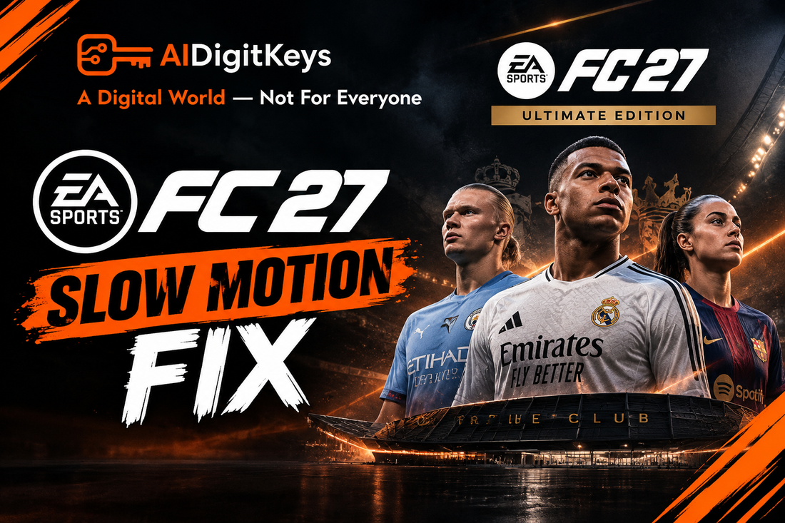 EA FC 27 PC Slow Motion Gameplay — 6 Fixes