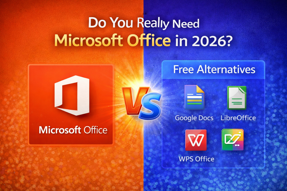 microsoft office vs free alternatives 2026 comparison google docs libreoffice wps office productivity tools