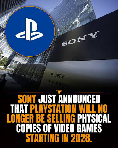 PlayStation ending physical disc games January 2028 Sony digital only announcement