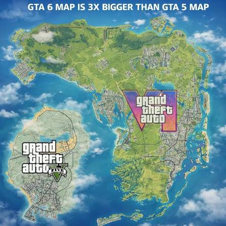 Gta VI official map new cities