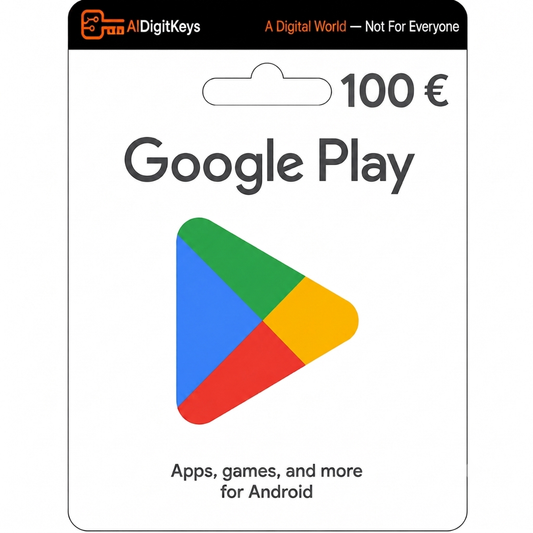 Google Play gift card 100 euro EU instant digital delivery