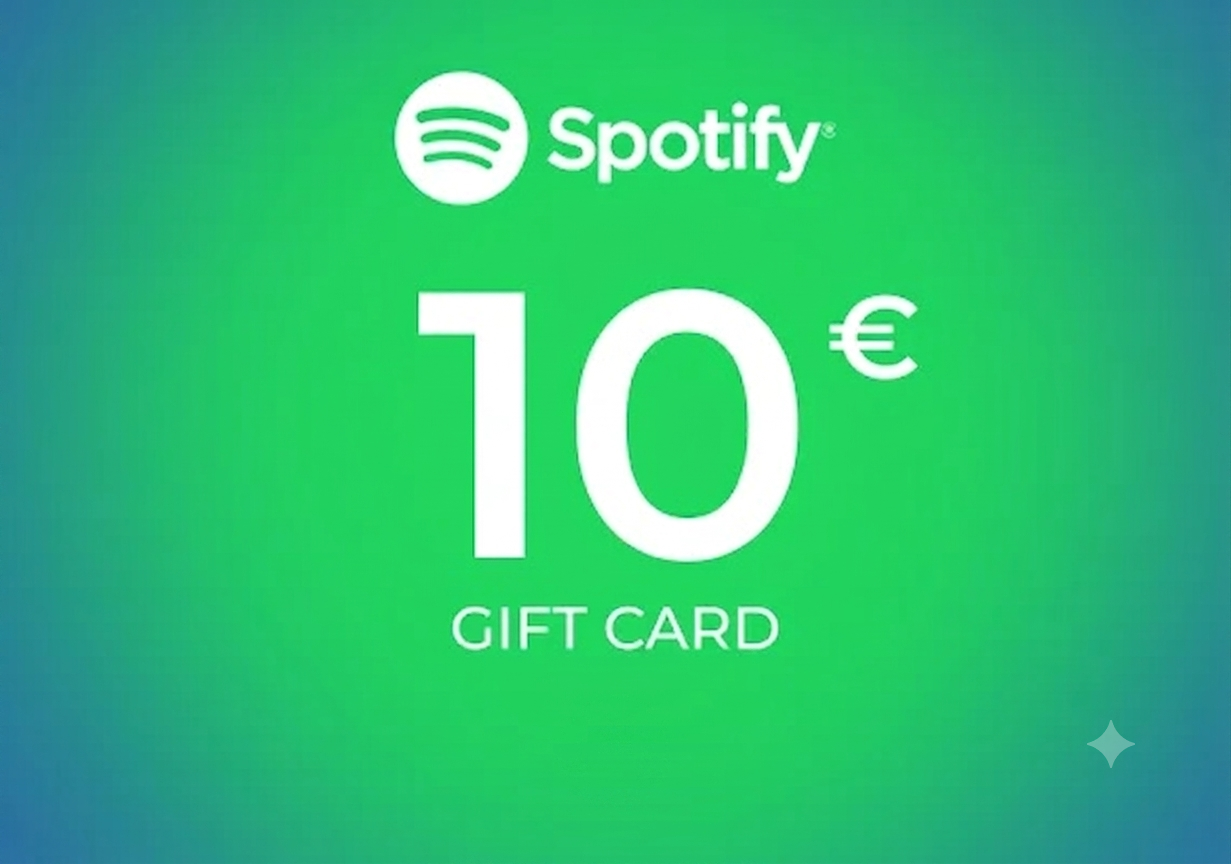 Spotify gift card 10 euro EU instant digital delivery Premium subscription