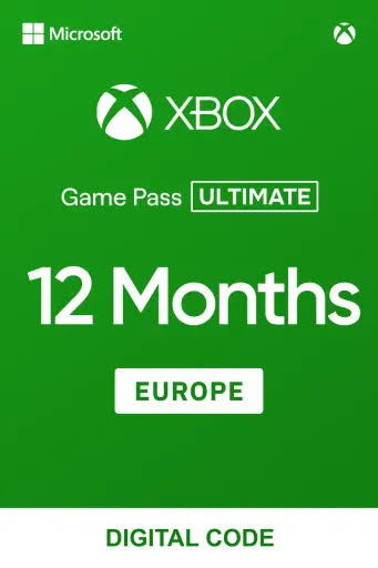Xbox Game Pass Ultimate 12 month EU Xbox game Pass Ultimate 12 months EU digital code instant delivery with the lowest price