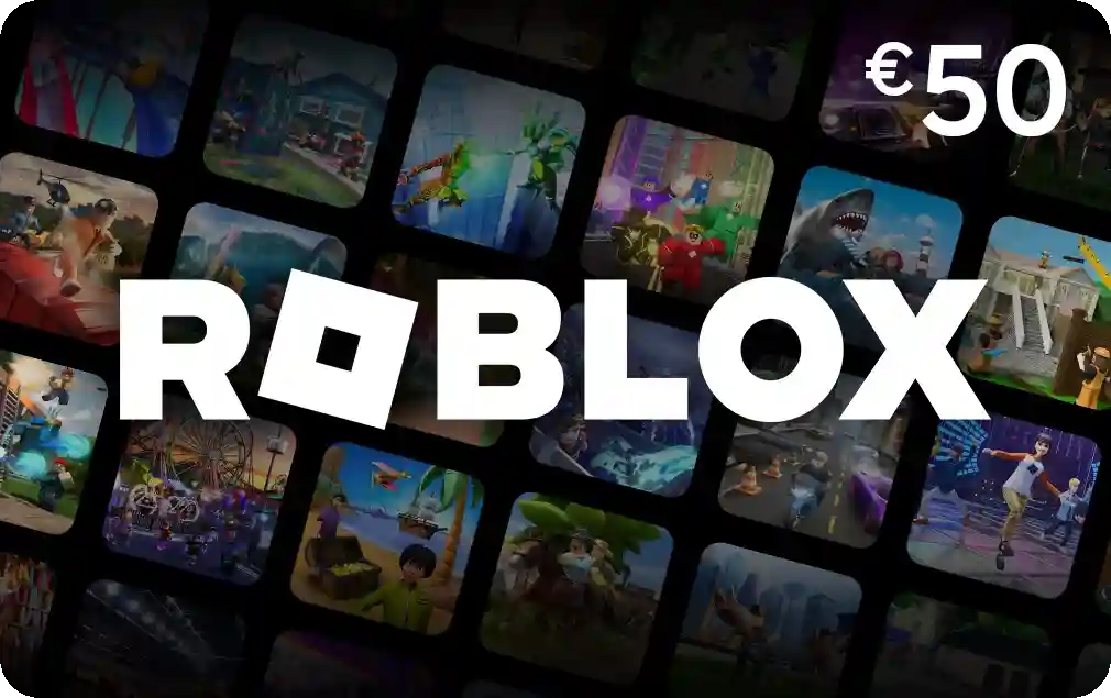Roblox gift card 50 euro EU 4500 Robux instant digital delivery