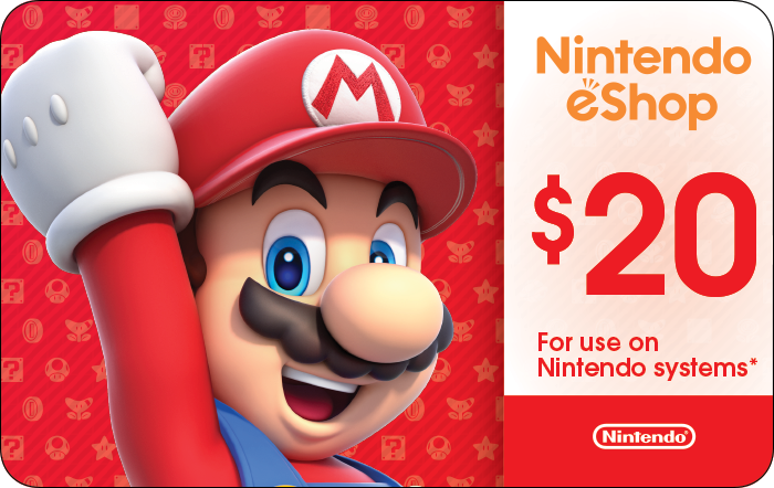 Nintendo eShop Gift Card $20 – Instant Digital Code (USA Region)