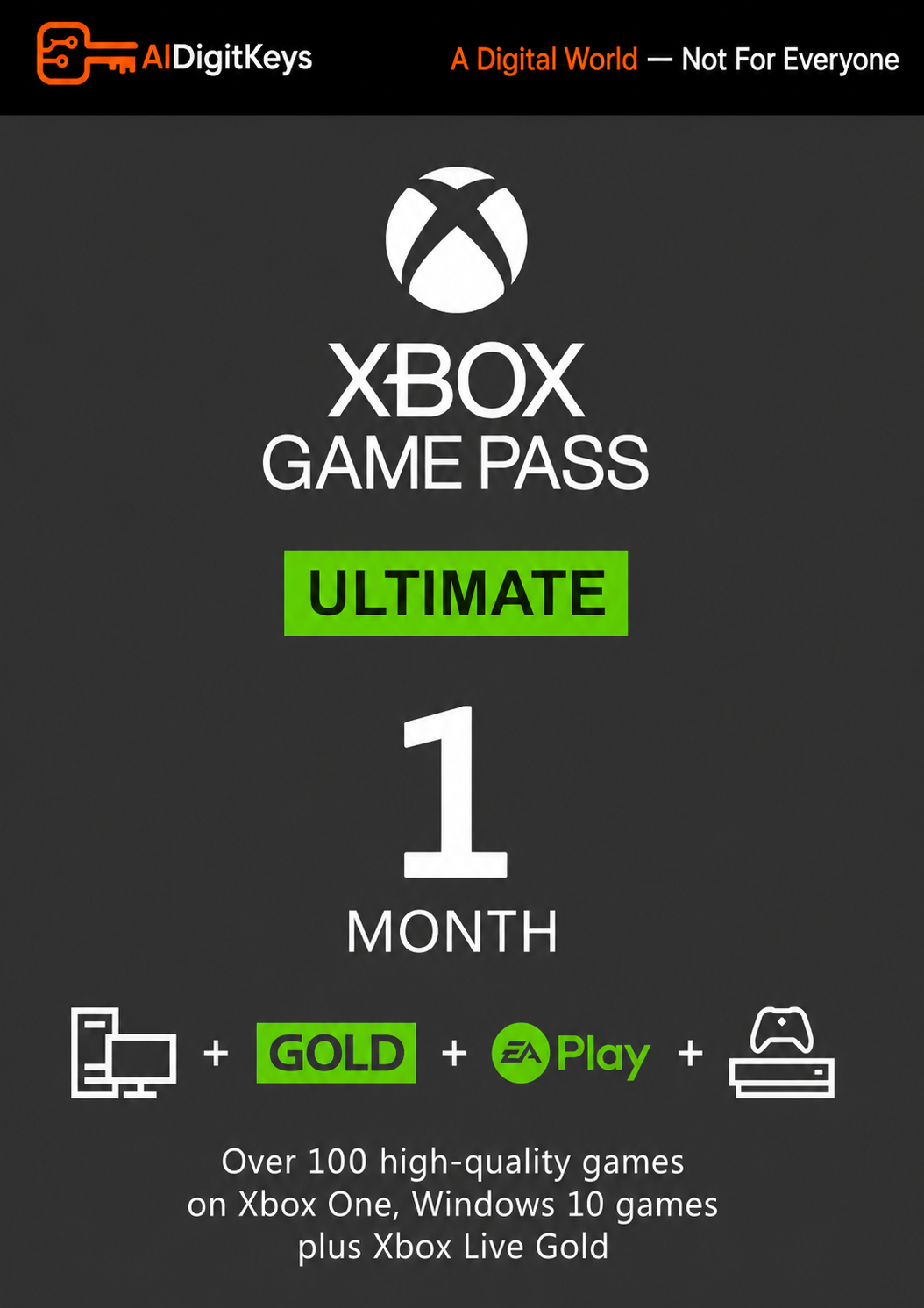 Xbox Game Pass Ultimate 1 month EU digital code instant delivery