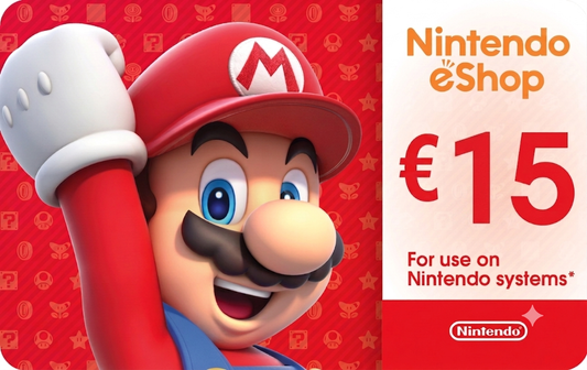 Nintendo eShop gift card 15 euro EU Switch Switch 2 instant delivery
