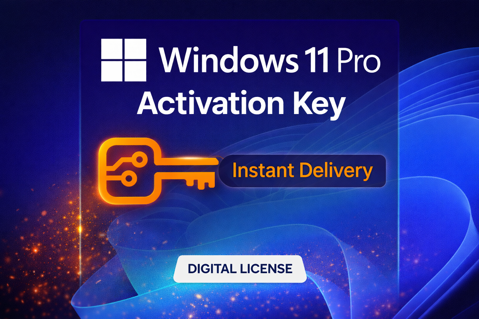 Windows 11 Pro activation key digital license instant delivery from AIDigitalKeys